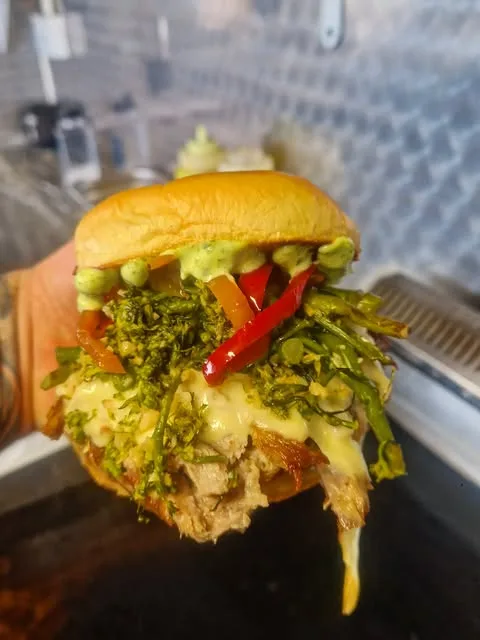 Italian roast pork sandwich